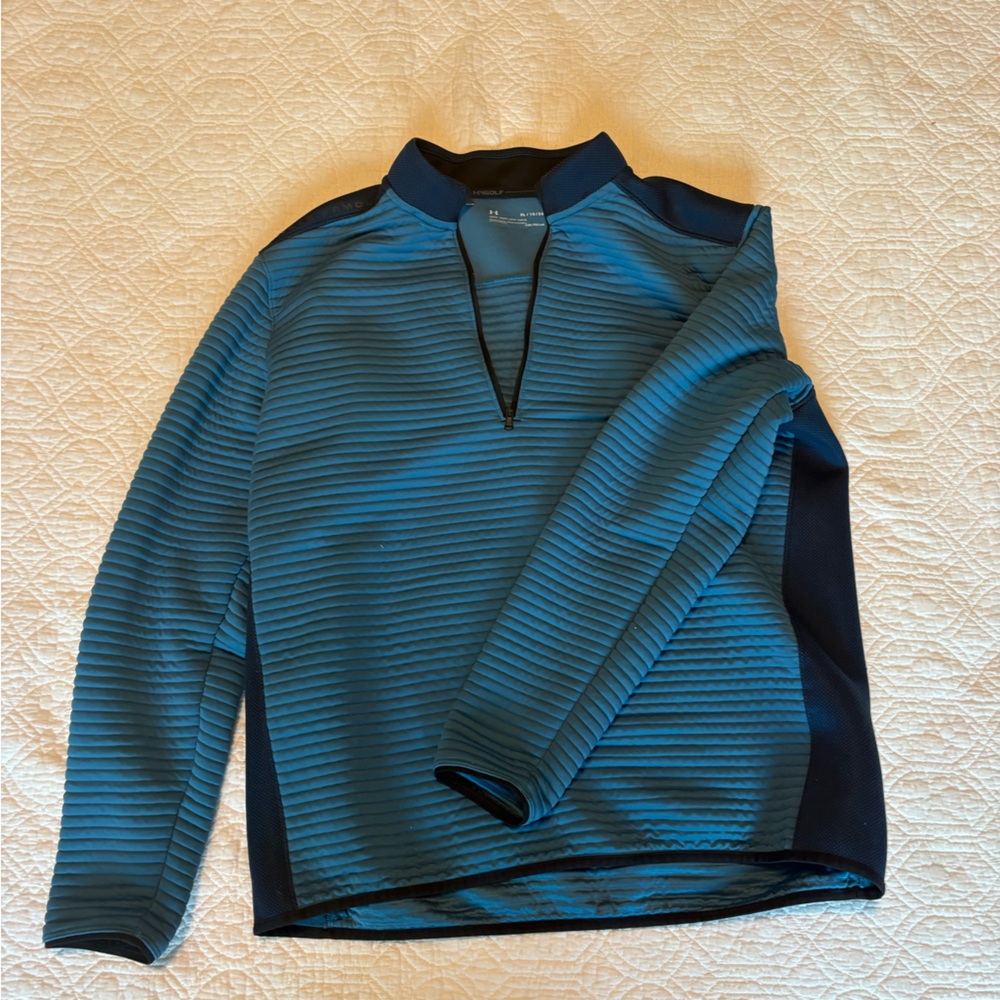 Under Armour Men's Blue Quarter Zip Pullover